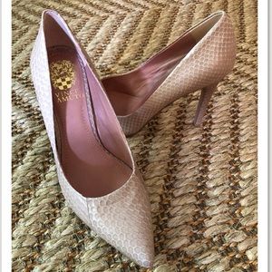 Vince Camuto Pink Pointed Toe Heels